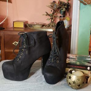 Witchy platform boots